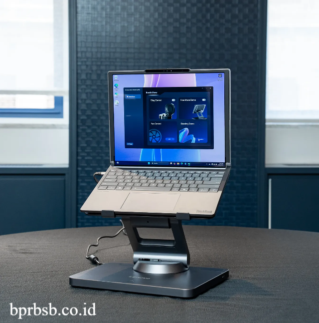 Laptop Layar Putar dan Stand Laptop Turun-Naik