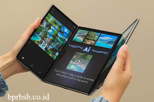 Samsung Segera Perkenalkan HP Lipat Tiga Pertama di Dunia